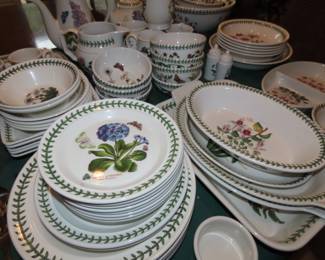 Large Port Meirion dinner set.