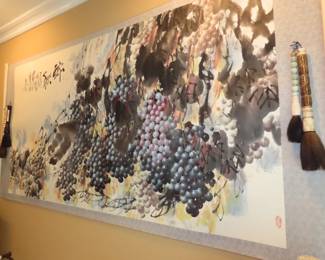 Large.Asian Brush painting