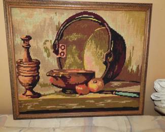 Antique needle point.