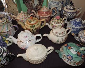 Teapots.