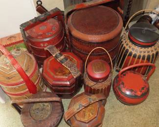 Bento lunch baskets.