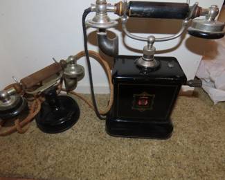 Vintage telephones.