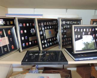 1984 Los Angeles Olympic Sponsors Pin Collection.