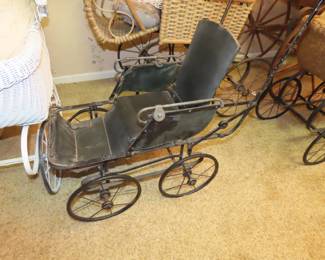 Victorian antique doll carriage.