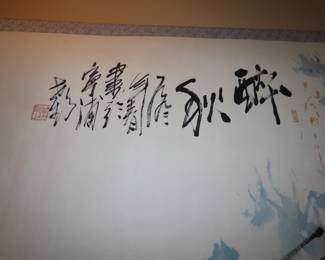 Large.Asian Brush painting