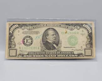 $1000 Dollar Bill