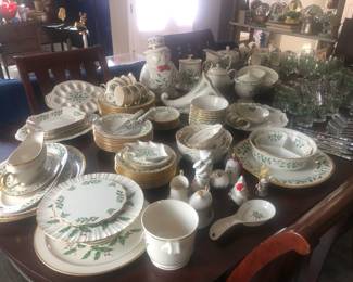 All Christmas Lenox, there is a boat load!