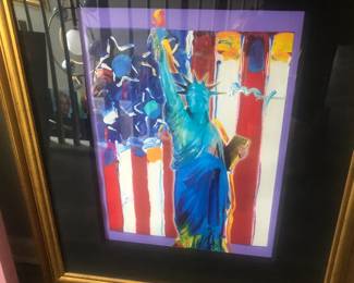 Signed Peter Max