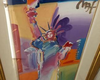Signed Peter Max