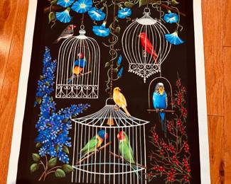 Bird Cages print on canvas by Linda Conner (multiple available) 20" x 26"