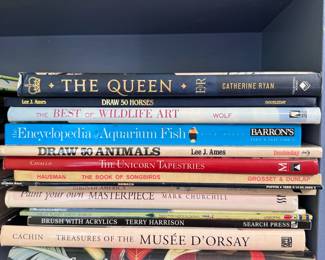 Book Lot#56 large books including The Queen