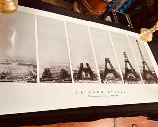 La Tour Eiffel Tower poster 20" x 40"