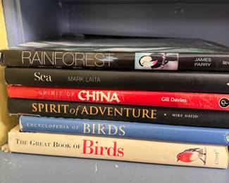 Book Lot#59 large books including The Great Book of Birds