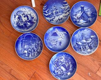 Bareuther & Desiree Denmark group of 7 plates