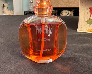 Christian Dior Dune 1.7 fl. oz. partially used perfume bottle 