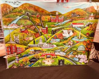  West Virginia Mural poster by Linda Conner 18" x 24"