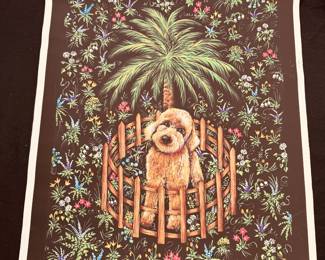 Doodle print on canvas by Linda Conner 18" x 22"