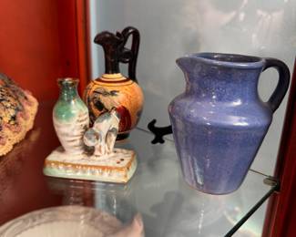 Grouping of small pottery/ceramic vases 2-4"