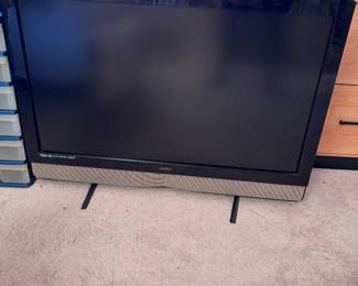 Visio 42" Flat panel TV, this is an older model, heavy, works with buttons on the side, no controller