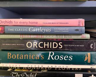 Book Lot#57 large books including The Orchid