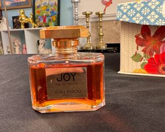 Jean Patou Joy 1.7 fl. oz. partially used perfume bottle 