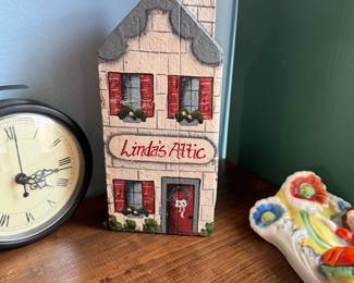 Painted brick house 8"