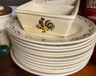 Mid Century Modern Metlox Poppytrail dishes