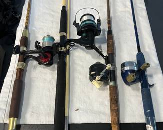 Fishing rods and reels
