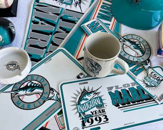 Florida-Miami Marlins collectables..