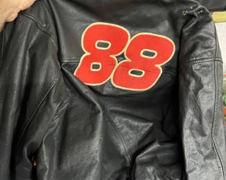  Dale Jarrett pit crew XL leather motorcycle jacket