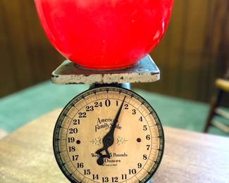 Authentic antique scale