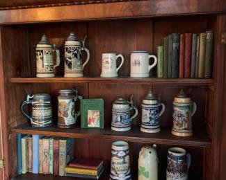Living Room
Steins
Early books
