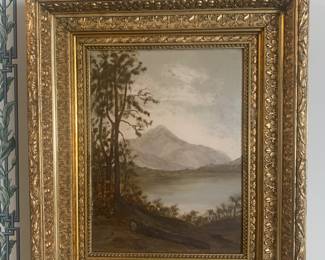 Dining Room 
Painting in ornate frame