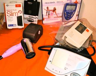 Health Care items: blood pressure, Tens and more
