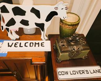 Cow and home decor