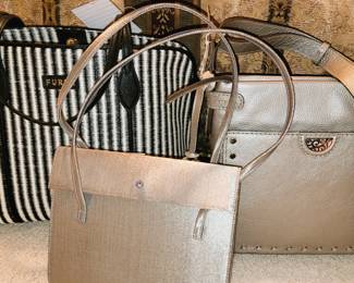 Designer handbags: Kate Spade, Brighton, Furla