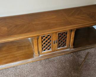 $100 (drexel) coffee table shown farther away