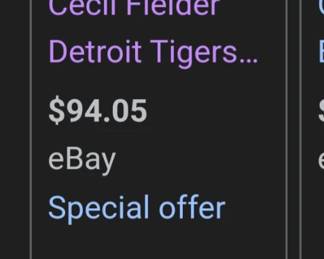 Here's what this listed for elsewhere