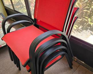 These go with the patio table