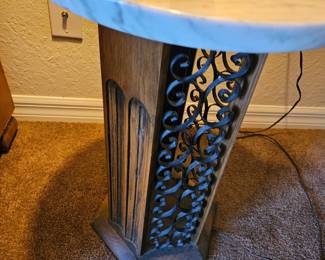 Black wrought iron floor lamp
$80