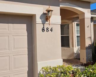 Here's the house number, please be courteous and stay to one side of the street for parking