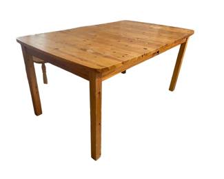 Farmhouse Table with Hidden Leaf