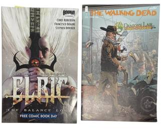The Walking Dead and Elric Comics