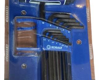 NEW Kobalt Metric Hex Set