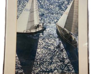 Vintage Sailboat Photograph