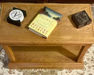 OAK COFFEE TABLE - HAND-CRAFTED BY JOE ANDREWS