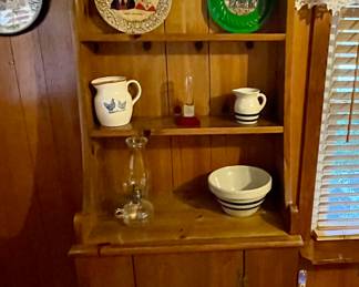 PRIMITIVE STEP-BACK CABINET  - HAND-CRAFTED BY JOE ANDREWS