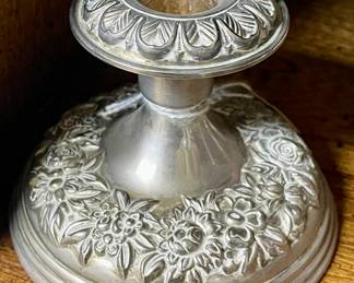 SILVER PLATED CANDLESTICK