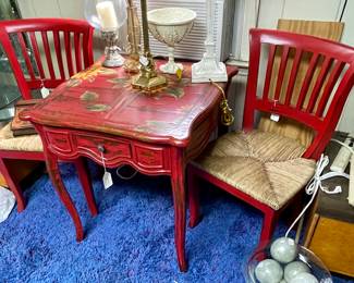 BRAMBLE TABLE & 2-CHAIRS, MISCELLANEOUS ACCENT PIECES