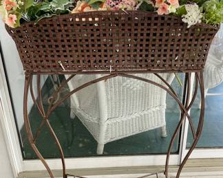 LARGE METAL PLANTER